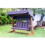 HANAH HOME Baštenska ljuljaška Viva 2200 Anthracite - slika 1