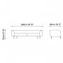 Atelier del Sofa Sofa Macaroon Cream - slika 3