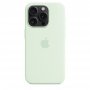 APPLE IPhone 15 Pro Silicone Case with MagSafe - Soft Mint ( mwnl3zm/a ) - slika 4