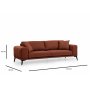 Atelier del Sofa Sofa trosed Kenzo 3 Tile Red - slika 5