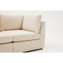 Atelier del Sofa Sofa trosed Mottona 3 Seat Sofa Cream - slika 5