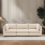 Atelier del Sofa Sofa trosed Mottona 3 Seat Sofa Cream - slika 1