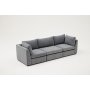 Atelier del Sofa Sofa trosed Mottona 3 Seat Sofa Grey - slika 3