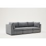 Atelier del Sofa Sofa trosed Mottona 3 Seat Sofa Grey - slika 4