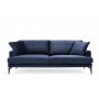 Atelier del Sofa Sofa trosed Papira 3 Seater Navy Blue - slika 4