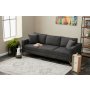 Atelier del Sofa Sofa trosed Berlin Anthracite Gold - slika 1