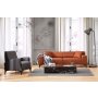 Atelier del Sofa Sofa trosed Petra 3 Orange - slika 3
