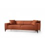 Atelier del Sofa Sofa trosed Petra 3 Orange - slika 5