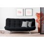 Atelier del Sofa Sofa trosed Misa Sofabed Black - slika 1