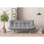 Atelier del Sofa Sofa trosed Misa Small Sofabed Light Grey - slika 1