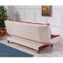 Atelier del Sofa Sofa trosed Kelebek Claret Red Cream - slika 4