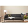 Atelier del Sofa Sofa trosed Venus 3 Seat Anthracite - slika 1