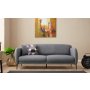 Atelier del Sofa Sofa trosed Venus 3 Seat Grey - slika 1