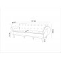 Atelier del Sofa Sofa trosed Fiona Dark Blue - slika 5