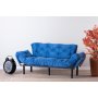Atelier del Sofa Sofa trosed Nitta Triple Blue - slika 1