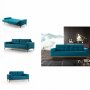 Atelier del Sofa Sofa dvosed New Tulip Blue - slika 2