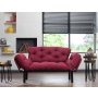 Atelier del Sofa Sofa dvosed Nitta Maroon - slika 1