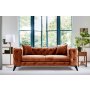 Atelier del Sofa Sofa dvosed Como Orange - slika 1