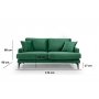 Atelier del Sofa Sofa dvosed Papira 2 Seater - slika 4