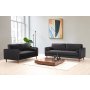 Atelier del Sofa Sofa dvosed Rome Black - slika 2