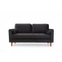 Atelier del Sofa Sofa dvosed Rome Black - slika 3