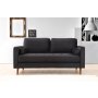 Atelier del Sofa Sofa dvosed Rome Black - slika 1