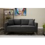 Atelier del Sofa Sofa dvosed Berlin Anthracite Black - slika 1