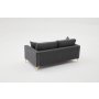 Atelier del Sofa Sofa dvosed Berlin Anthracite Gold - slika 5