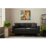 Atelier del Sofa Sofa dvosed Berlin Anthracite Gold - slika 1