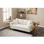 Atelier del Sofa Sofa dvosed Berlin Cream Black - slika 2