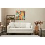 Atelier del Sofa Sofa dvosed Berlin Cream Black - slika 1