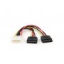GEMBIRD CC-SATA-PSY-0.3M 2 xSerial ATA power supply kabl flat 30cm - slika 1