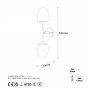 OPVIQ Zidna lampa Camflo 10370 - slika 5