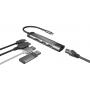 NATEC FOWLER GO, USB Type-C 5-in-1 Multi-port Adapter (USB3.0 Hub + HDMI + PD + Gigabit LAN), Max. 100W Output (NMP-1985) - slika 2