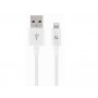 GEMBIRD CC-USB2P-AMLM-2M-W 8-pin charging and data cable, 2m, white - slika 1