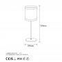 OPVIQ Stona lampa Way 11611 - slika 5