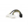GEMBIRD CC-PSU-6 Internal power adapter Molex - 6-Pin for PCI express video cards 15cm - slika 1