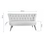 Atelier del Sofa Sofa dvosed Richland Loveseat Cream - slika 3