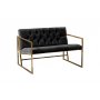 Atelier del Sofa Sofa dvosed Oslo Gold Black - slika 1