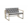 Atelier del Sofa Sofa dvosed Oslo Gold Grey - slika 1