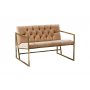 Atelier del Sofa Sofa dvosed Oslo Gold Light Brown - slika 1