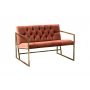 Atelier del Sofa Sofa dvosed Oslo Gold Tile Red - slika 1