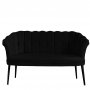 Atelier del Sofa Sofa dvosed Daisy Black Metal Black - slika 3
