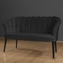 Atelier del Sofa Sofa dvosed Daisy Black Metal Fume - slika 2