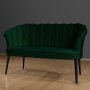 Atelier del Sofa Sofa dvosed Daisy Black Metal Green - slika 2
