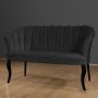 Atelier del Sofa Sofa dvosed Daisy Black Wooden Fume - slika 2