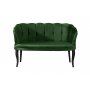 Atelier del Sofa Sofa dvosed Daisy Black Wooden Green - slika 3