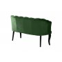 Atelier del Sofa Sofa dvosed Daisy Black Wooden Green - slika 4