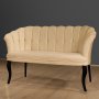 Atelier del Sofa Sofa dvosed Daisy Black Wooden Light Brown - slika 2