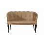 Atelier del Sofa Sofa dvosed Daisy Black Wooden Light Brown - slika 3